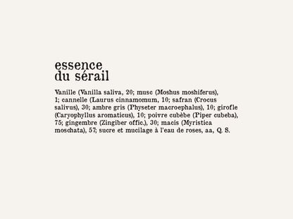 essence du sérail n°4